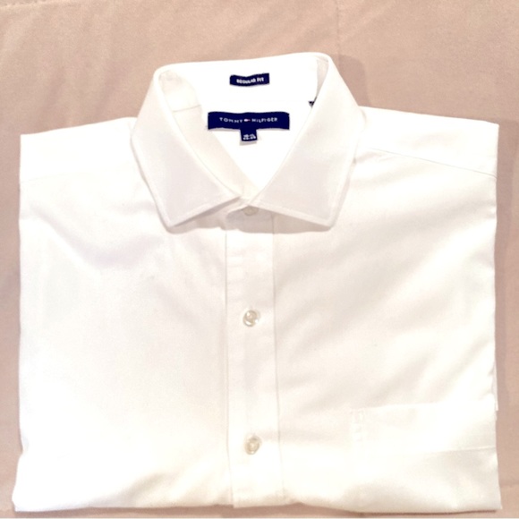Tommy Hilfiger White  Button Down Shirt - Picture 7 of 7